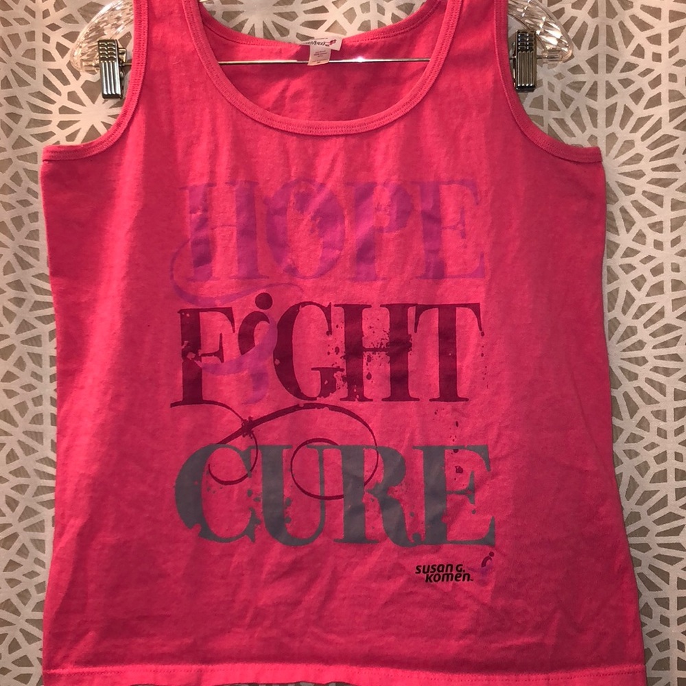 Hope Fight Cure Breast Cancer Tank Top